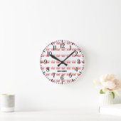 STIJLVOL MODERN  WIT GEVERIFIEERD BRANDED RONDE KLOK (Huis)