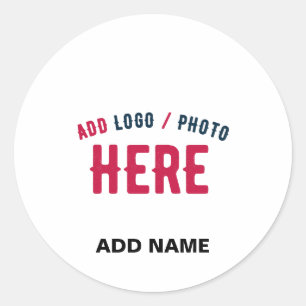 STIJLVOL MODERN  WIT GEVERIFIEERD BRANDED RONDE STICKER