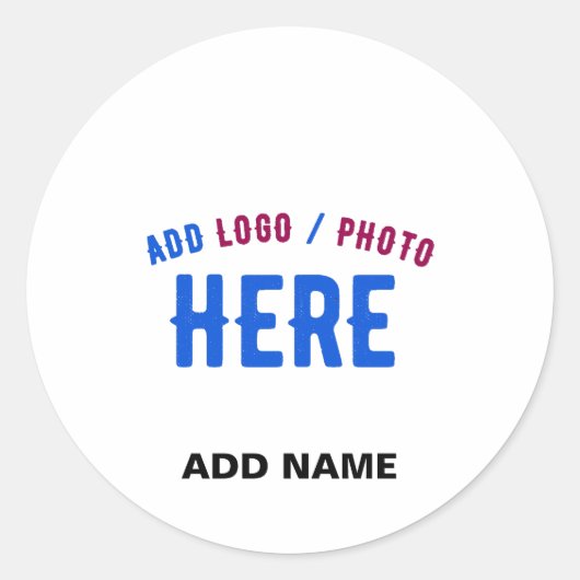 STIJLVOL MODERN WIT GEVERIFIEERD BRANDED RONDE STICKER (Voorkant)