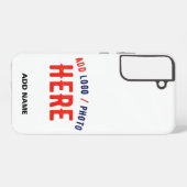 STIJLVOL MODERN  WIT GEVERIFIEERD BRANDED SAMSUNG GALAXY HOESJE (Achterkant horizontaal)