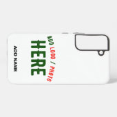 STIJLVOL MODERN WIT GEVERIFIEERD BRANDED SAMSUNG GALAXY HOESJE (Achterkant horizontaal)