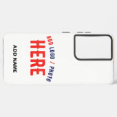 STIJLVOL MODERN WIT GEVERIFIEERD BRANDED SAMSUNG GALAXY HOESJE (Achterkant horizontaal)