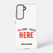 STIJLVOL MODERN WIT GEVERIFIEERD BRANDED SAMSUNG GALAXY HOESJE (Achterkant)