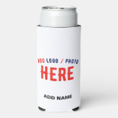 STIJLVOL MODERN  WIT GEVERIFIEERD BRANDED SELTZER BLIKJESKOELER (Seltzer Achterkant)