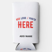 STIJLVOL MODERN  WIT GEVERIFIEERD BRANDED SELTZER BLIKJESKOELER (Voorkant)