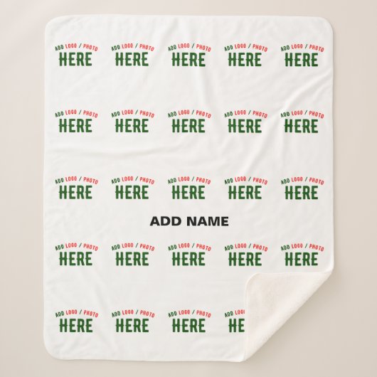 STIJLVOL MODERN  WIT GEVERIFIEERD BRANDED SHERPA DEKEN (Voorkant)