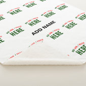 STIJLVOL MODERN  WIT GEVERIFIEERD BRANDED SHERPA DEKEN (3/4)