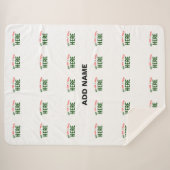 STIJLVOL MODERN  WIT GEVERIFIEERD BRANDED SHERPA DEKEN (Voorkant (horizontaal))