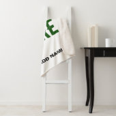 STIJLVOL MODERN  WIT GEVERIFIEERD BRANDED SHERPA DEKEN (In situ)