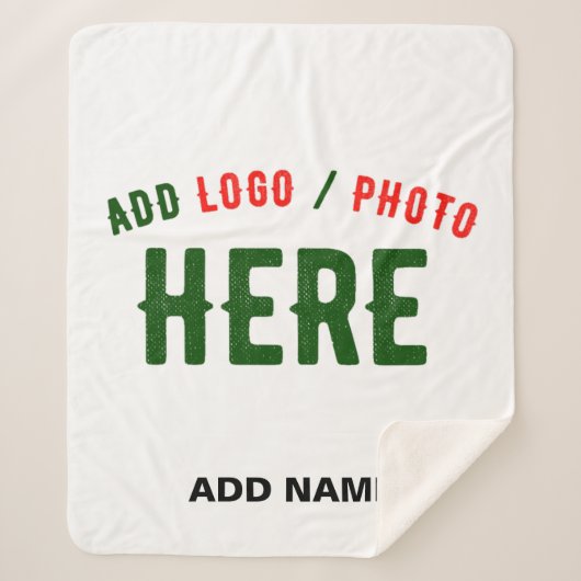 STIJLVOL MODERN WIT GEVERIFIEERD BRANDED SHERPA DEKEN (Voorkant)