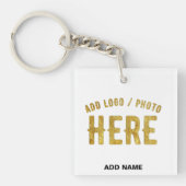 STIJLVOL MODERN  WIT GEVERIFIEERD BRANDED SLEUTELHANGER (voorkant)