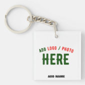 STIJLVOL MODERN  WIT GEVERIFIEERD BRANDED SLEUTELHANGER (voorkant)