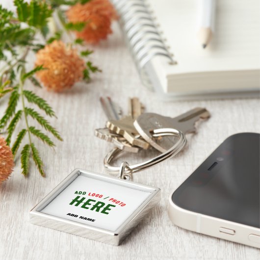 STIJLVOL MODERN  WIT GEVERIFIEERD BRANDED SLEUTELHANGER (Zijkant)