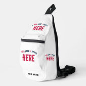 STIJLVOL MODERN WIT GEVERIFIEERD BRANDED SLING BAG (Rechterhoek)