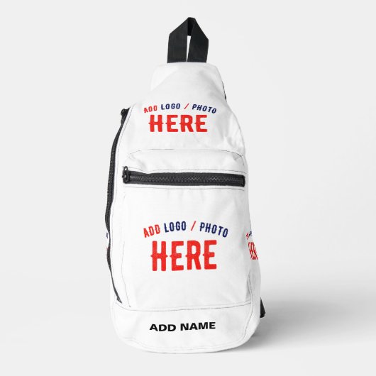 STIJLVOL MODERN WIT GEVERIFIEERD BRANDED SLING BAG (Voorkant)