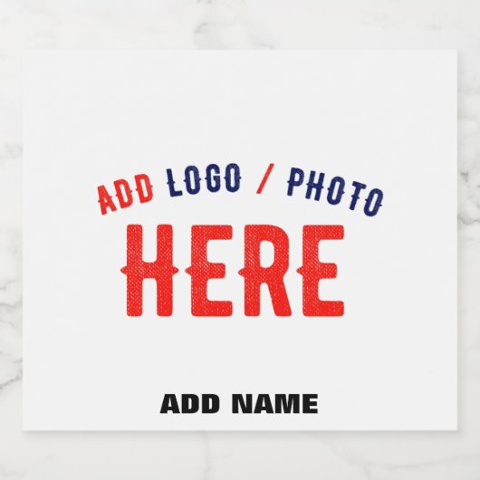 STIJLVOL MODERN WIT GEVERIFIEERD BRANDED SPARKLING WIJNETIKET (Enkel label)