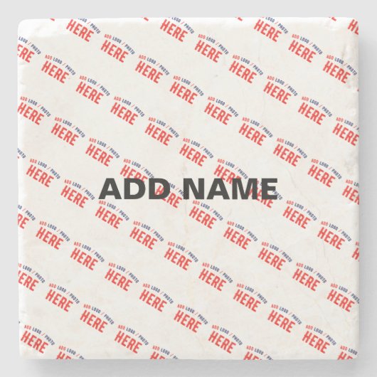 STIJLVOL MODERN WIT GEVERIFIEERD BRANDED STENEN ONDERZETTER (Voorkant)