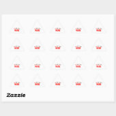 STIJLVOL MODERN  WIT GEVERIFIEERD BRANDED STICKER (Vel)