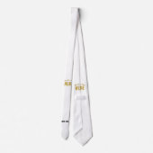 STIJLVOL MODERN  WIT GEVERIFIEERD BRANDED STROPDAS (Achterkant)