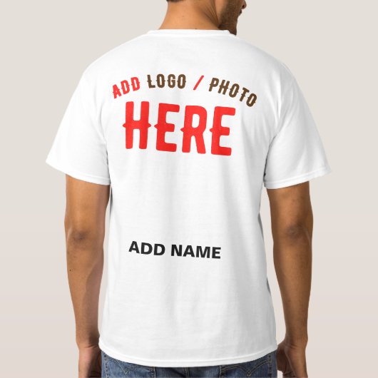STIJLVOL MODERN WIT GEVERIFIEERD BRANDED T-SHIRT (Achterkant)