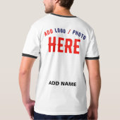 STIJLVOL MODERN  WIT GEVERIFIEERD BRANDED T-SHIRT (Achterkant)