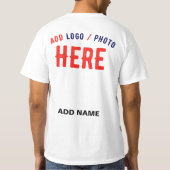 STIJLVOL MODERN  WIT GEVERIFIEERD BRANDED T-SHIRT (Achterkant)