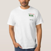 STIJLVOL MODERN WIT GEVERIFIEERD BRANDED T-SHIRT (Voorkant)