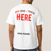 STIJLVOL MODERN  WIT GEVERIFIEERD BRANDED T-SHIRT (Achterkant)