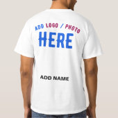 STIJLVOL MODERN  WIT GEVERIFIEERD BRANDED T-SHIRT (Achterkant)