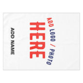 STIJLVOL MODERN  WIT GEVERIFIEERD BRANDED TAFELKLEED (Voorkant (Horizontaal))