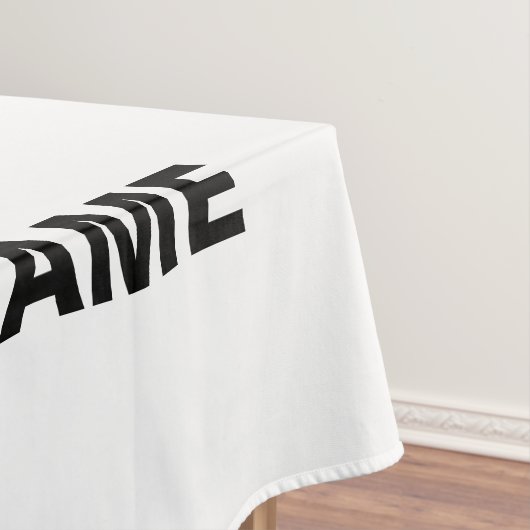 STIJLVOL MODERN  WIT GEVERIFIEERD BRANDED TAFELKLEED (Voorbeeld)