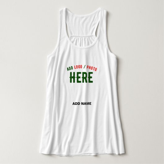 STIJLVOL MODERN  WIT GEVERIFIEERD BRANDED TANKTOP (Design voorkant)