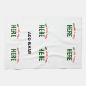 STIJLVOL MODERN  WIT GEVERIFIEERD BRANDED THEEDOEK (Horizontaal)