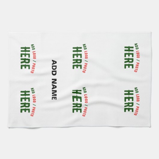 STIJLVOL MODERN  WIT GEVERIFIEERD BRANDED THEEDOEK (Horizontaal)