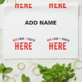 STIJLVOL MODERN  WIT GEVERIFIEERD BRANDED THEEDOEK (Gevouwen)