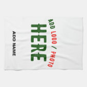 STIJLVOL MODERN  WIT GEVERIFIEERD BRANDED THEEDOEK (Horizontaal)