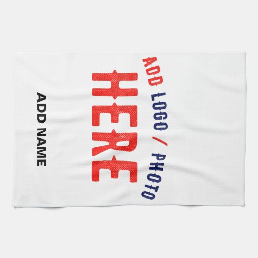 STIJLVOL MODERN  WIT GEVERIFIEERD BRANDED THEEDOEK (Horizontaal)