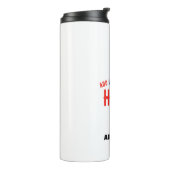 STIJLVOL MODERN  WIT GEVERIFIEERD BRANDED THERMOSBEKER (Gedraaid links)