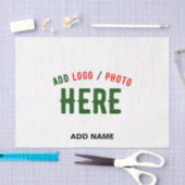 STIJLVOL MODERN WIT GEVERIFIEERD BRANDED TISSUEPAPIER (Craft)