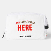 STIJLVOL MODERN  WIT GEVERIFIEERD BRANDED TOILETTASJE (Achterkant)