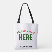 STIJLVOL MODERN  WIT GEVERIFIEERD BRANDED TOTE BAG (Achterkant)