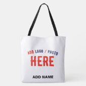 STIJLVOL MODERN  WIT GEVERIFIEERD BRANDED TOTE BAG (Achterkant)