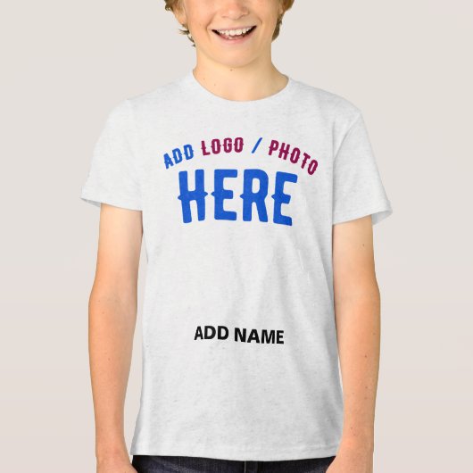 STIJLVOL MODERN WIT GEVERIFIEERD BRANDED Tri-Blend SHIRT (Voorkant)