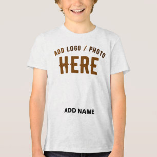 STIJLVOL MODERN  WIT GEVERIFIEERD BRANDED Tri-Blend SHIRT