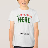 STIJLVOL MODERN WIT GEVERIFIEERD BRANDED Tri-Blend SHIRT (Voorkant)