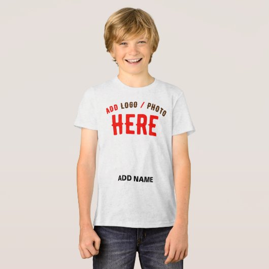 STIJLVOL MODERN WIT GEVERIFIEERD BRANDED Tri-Blend SHIRT (Voorkant volledig)