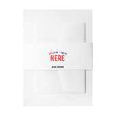 STIJLVOL MODERN  WIT GEVERIFIEERD BRANDED UITNODIGINGEN WIKKEL (Voorkant Voorbeeld)