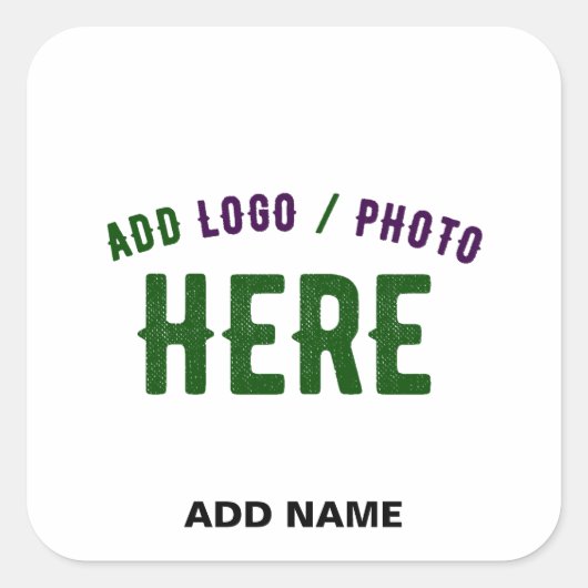 STIJLVOL MODERN WIT GEVERIFIEERD BRANDED VIERKANTE STICKER (Voorkant)