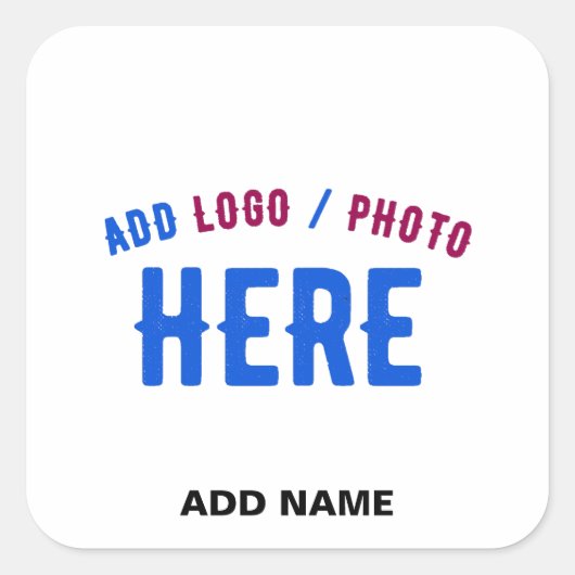 STIJLVOL MODERN WIT GEVERIFIEERD BRANDED VIERKANTE STICKER (Voorkant)