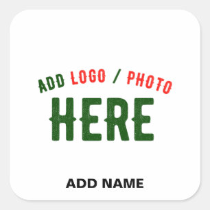 STIJLVOL MODERN WIT GEVERIFIEERD BRANDED VIERKANTE STICKER